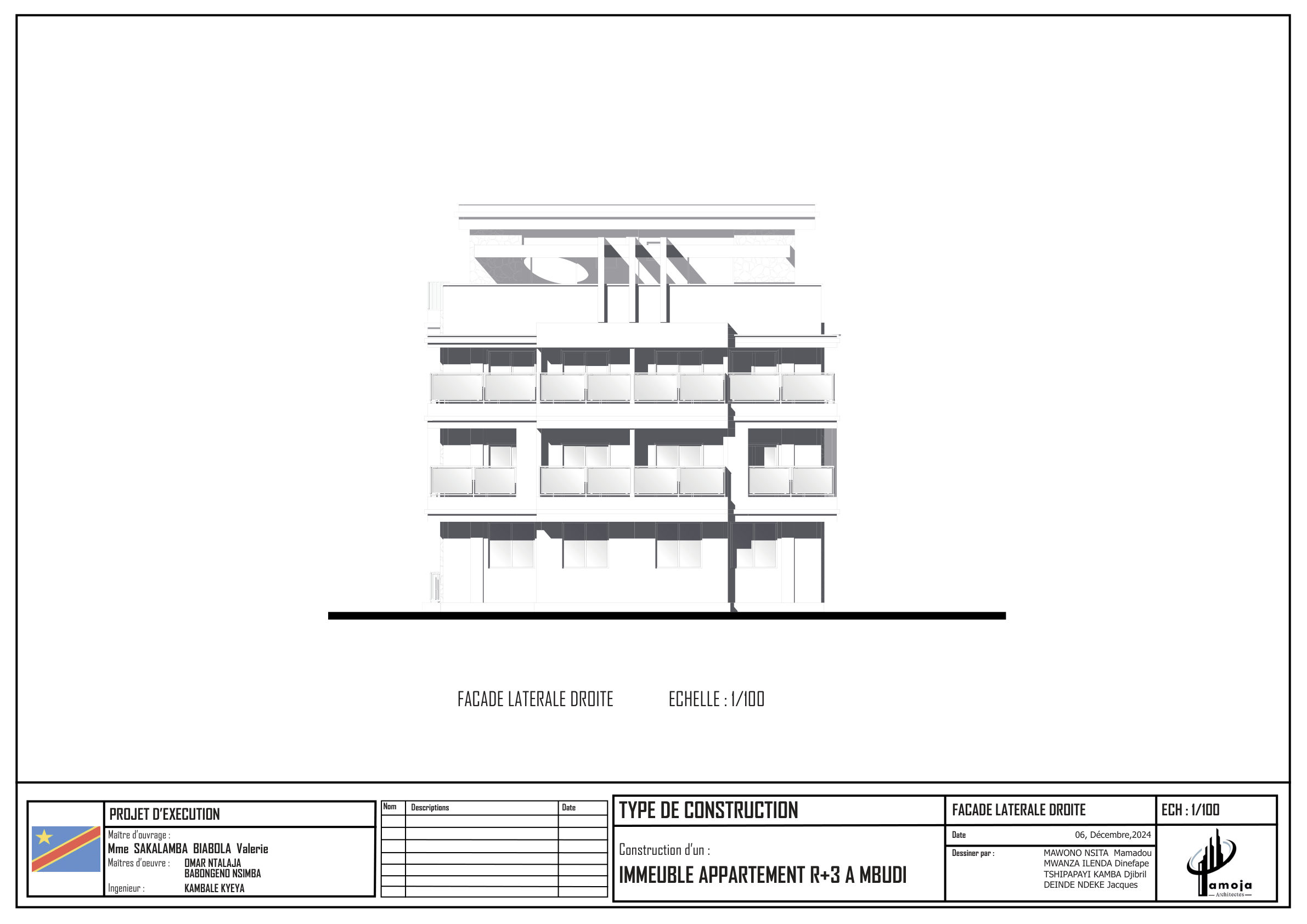 Page 10 — Projet immeuble appartement R+3 à Mbudi